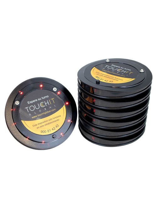 Comprar Avisador de Clientes Black Disc Redondo - Touch IT Global