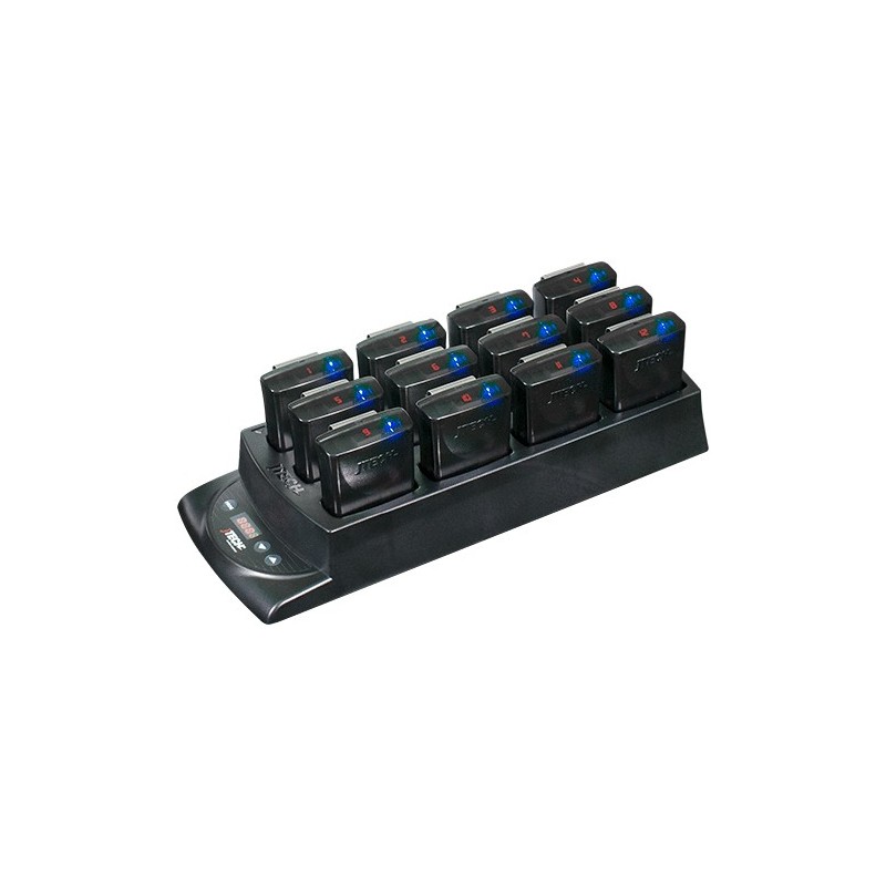 Cargador Rugged de 12 avisadores Jtech